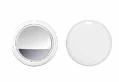 (with CR2032 Battery) Apple AirTag Pet Tracker White Electroplated