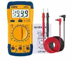 Smart Digital Multimeter (Without Battery,Bubble Blue-Yellow ANENG A830L Profesional Bag)