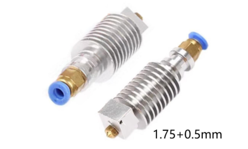 Экструдер в сборе Bowden V5 (0.5мм, филамент 1.75мм)
