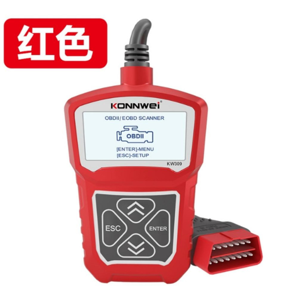 OBD2 Fault Diagnostic KONNWEI KW309 Car Tool Red