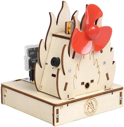 Пожарная Сигнализация Hello STEM HS-A05 DIY Набор с картой U+ (программирование, DIY, картонная упаковка)