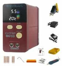 Импульсный аппарат точечной сварки GLITTER 801D 12KW с накопителем энергии + пистолет 73B + сварочная головка 73SA (US вилка 110В)