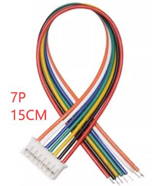Односторонний штекерный разъем PH2.0мм 7P (провод 1007 26AWG, 15см)