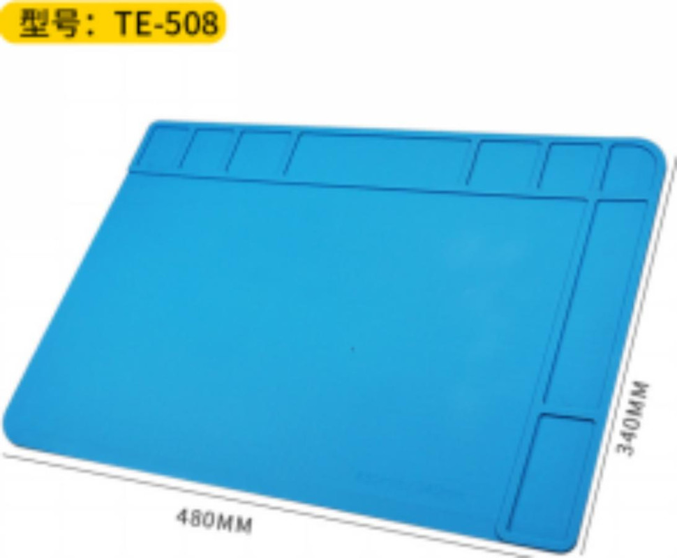 Silicone Heat Insulation Temperature Resistant TE-508 Mobile Phone Electronics Repair Workbench High Pad 48*34CM