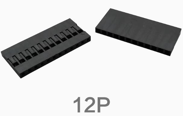 Dupont Housing 12P Single Row 2.54MM Connector