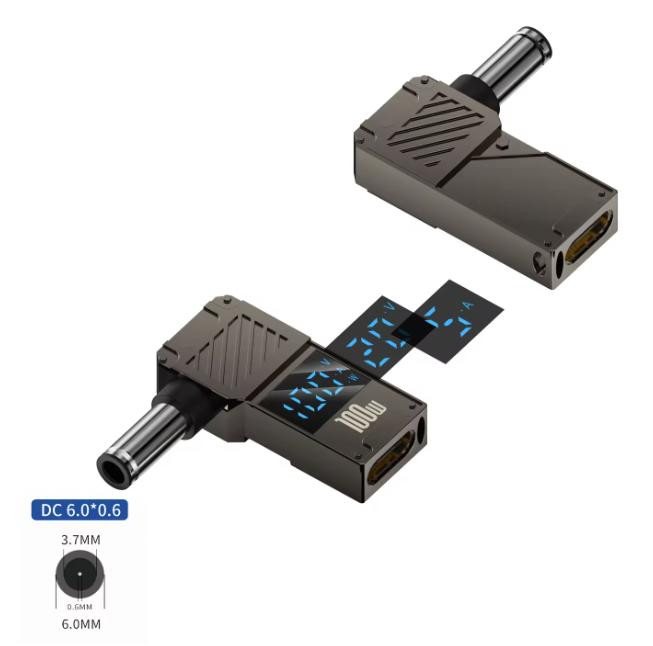 Display Converter Type C to DC6006/6037 Intelligent Digital 100W PD Luring