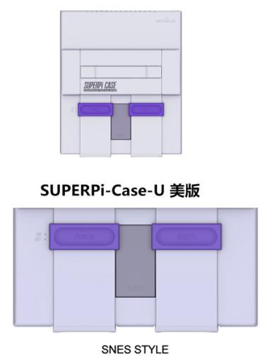Function for Raspberry CASE-U NESPi Case Box with Shutdown Retroflag SUPERPI Pi 3B+/3B US Plug