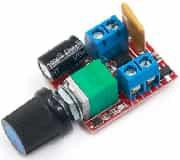 Mini PWM Регулятор скорости мотора (4.5-35В, 5А, компактный)