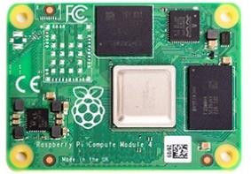 Одноплатный компьютер Raspberry Pi compute module 4 (4 ГБ ОЗУ, 8 ГБ eMMC, без Wi-Fi)