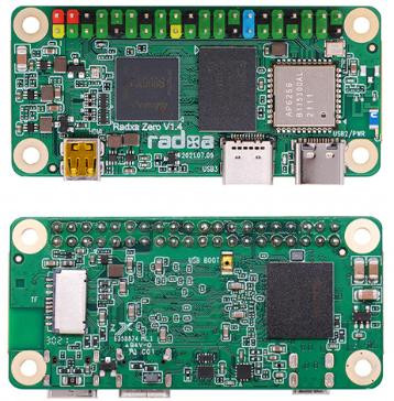 Одноплатный компьютер Rock PI RADXA ZERO (1ГБ, без EMMC)